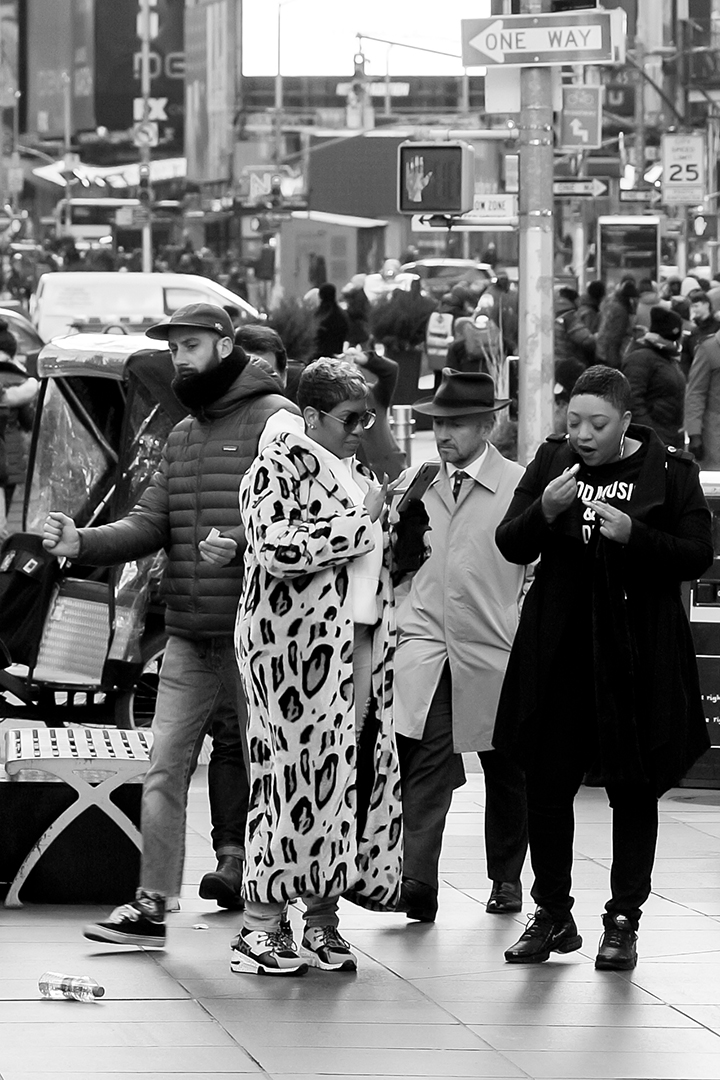 People at Times Square, NYC